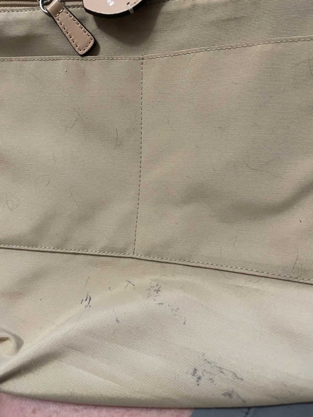 COACH Cherry Red Leather Tote with Signature Charm - Picture 11 of 16
